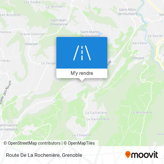 Route De La Rochenière plan