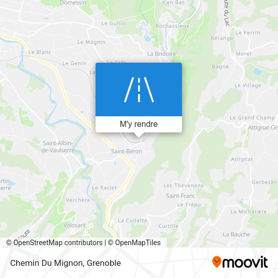 Chemin Du Mignon plan