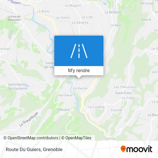 Route Du Guiers plan