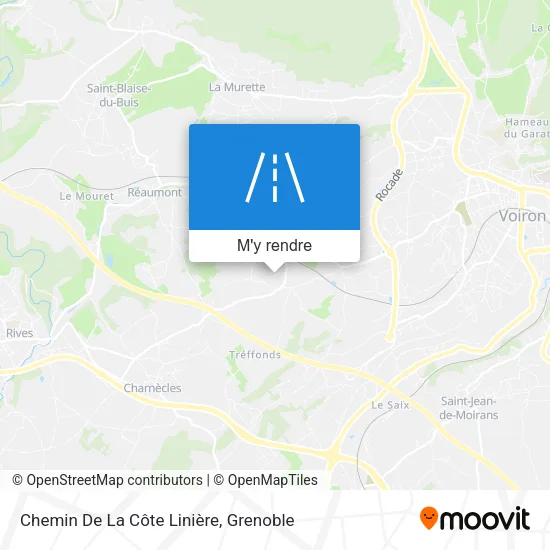 Chemin De La Côte Linière plan