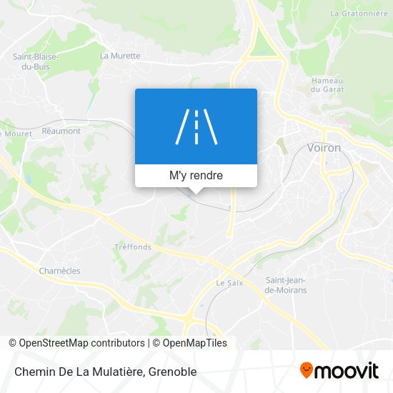 Chemin De La Mulatière plan