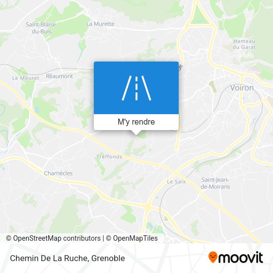 Chemin De La Ruche plan