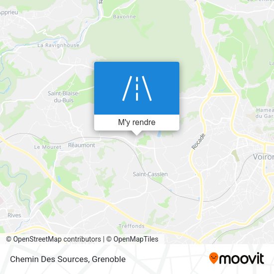 Chemin Des Sources plan