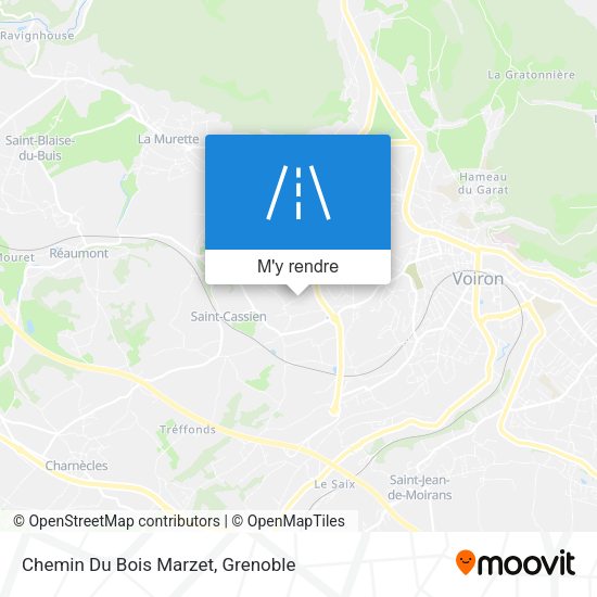 Chemin Du Bois Marzet plan