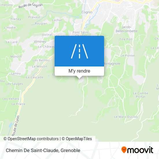 Chemin De Saint-Claude plan