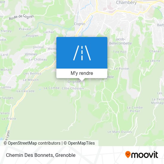 Chemin Des Bonnets plan