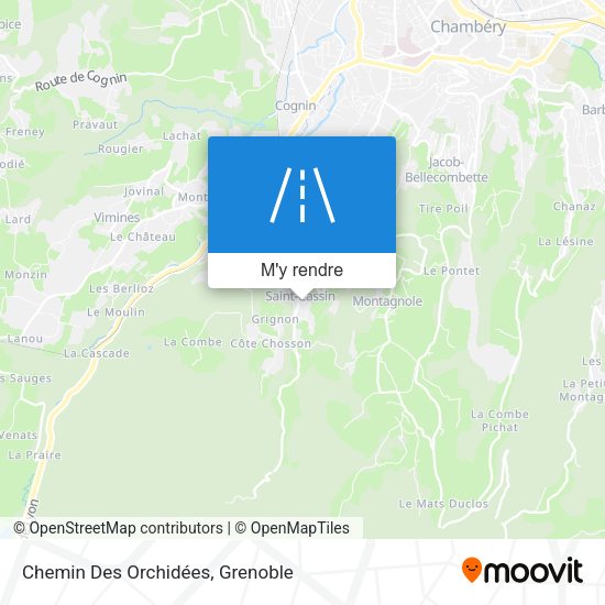 Chemin Des Orchidées plan
