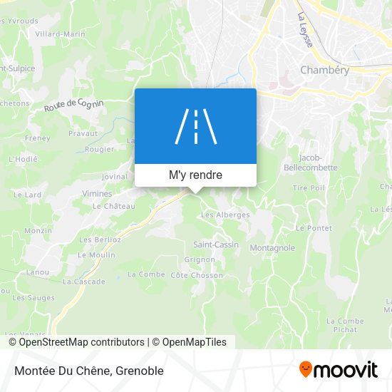 Montée Du Chêne plan