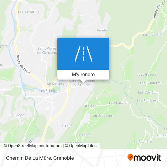 Chemin De La Mûre plan