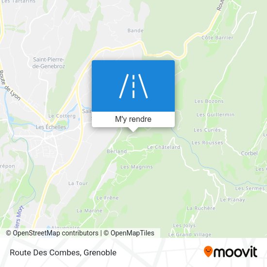 Route Des Combes plan
