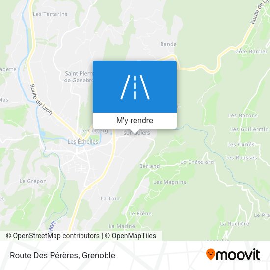 Route Des Pérères plan