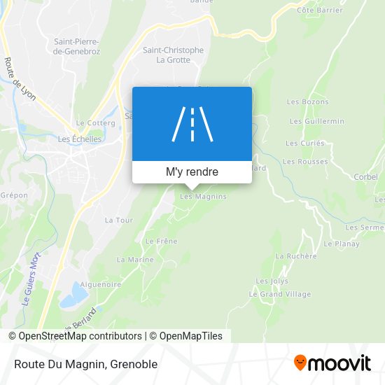 Route Du Magnin plan