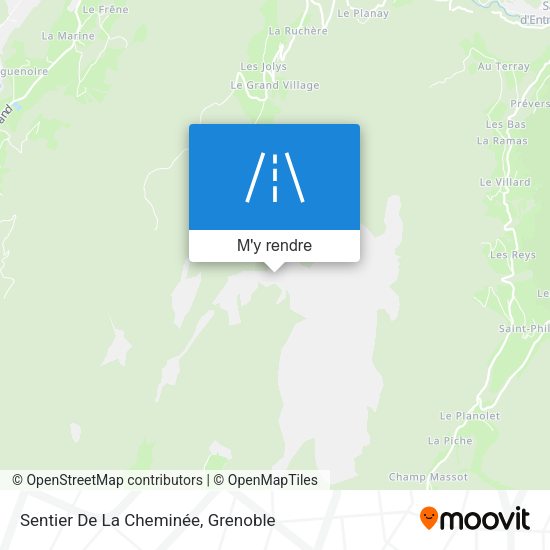 Sentier De La Cheminée plan