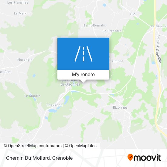 Chemin Du Mollard plan