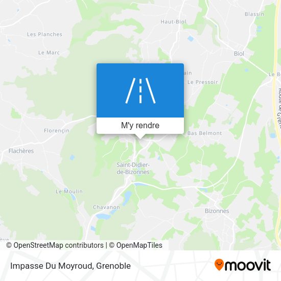 Impasse Du Moyroud plan