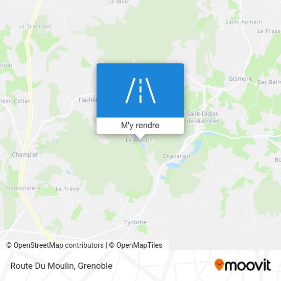 Route Du Moulin plan