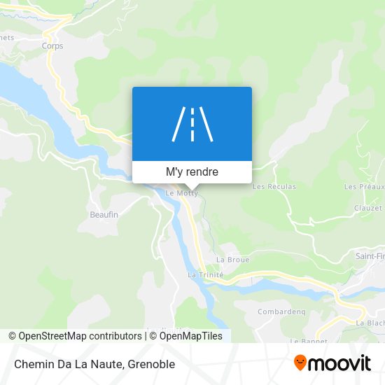Chemin Da La Naute plan