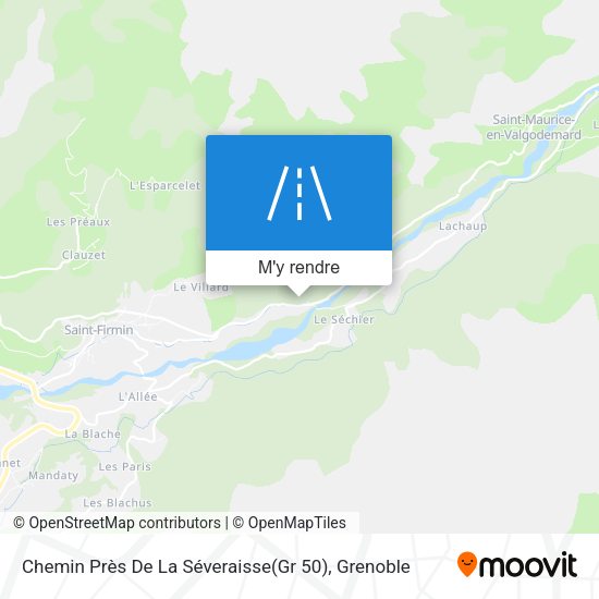 Chemin Près De La Séveraisse(Gr 50) plan