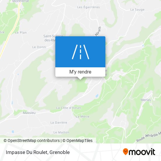 Impasse Du Roulet plan