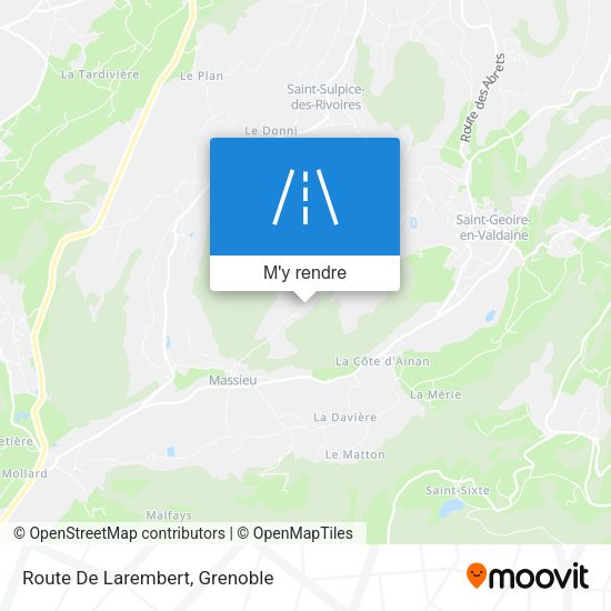 Route De Larembert plan