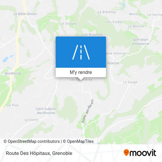Route Des Hôpitaux plan