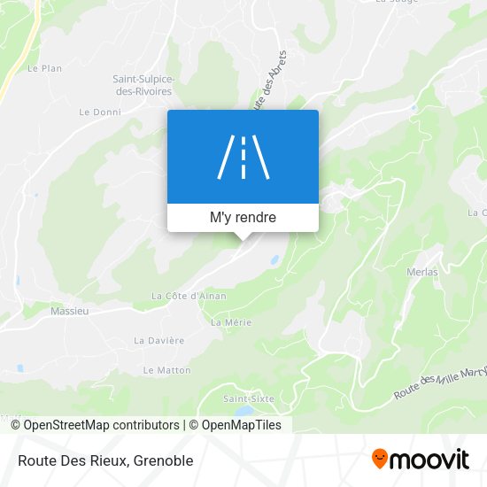 Route Des Rieux plan