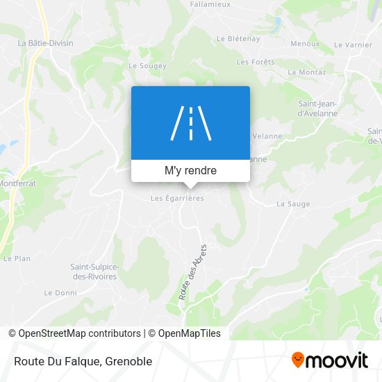 Route Du Falque plan