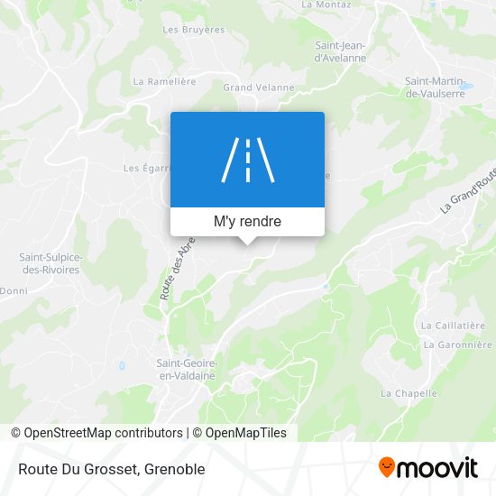 Route Du Grosset plan
