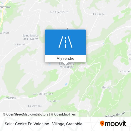 Saint-Geoire-En-Valdaine - Village plan