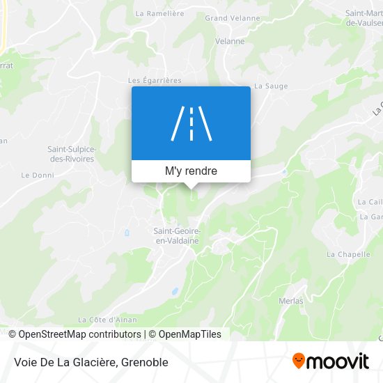 Voie De La Glacière plan