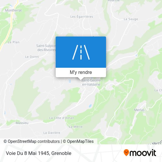 Voie Du 8 Mai 1945 plan