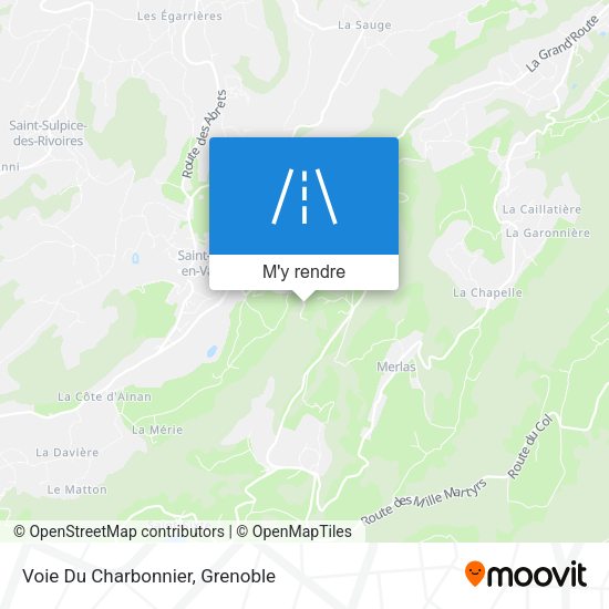 Voie Du Charbonnier plan