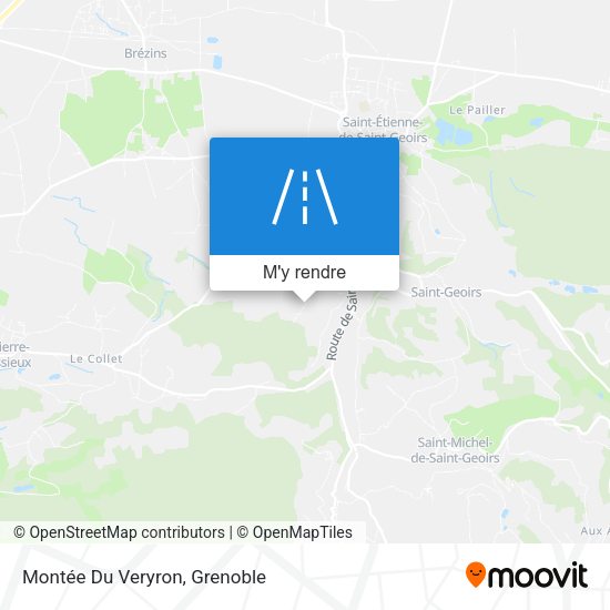 Montée Du Veryron plan