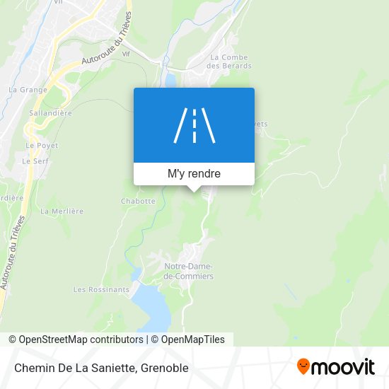 Chemin De La Saniette plan