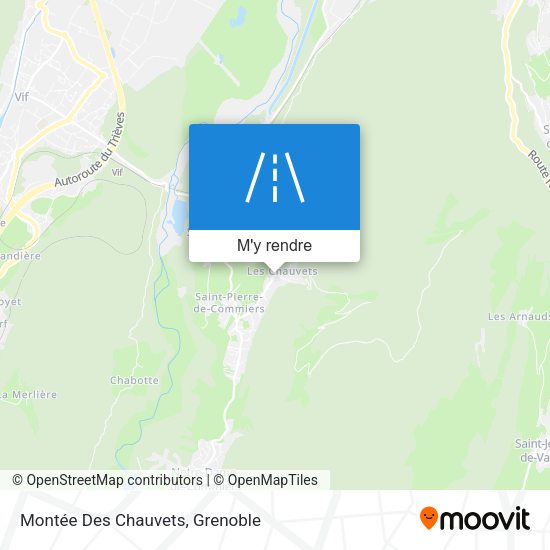 Montée Des Chauvets plan