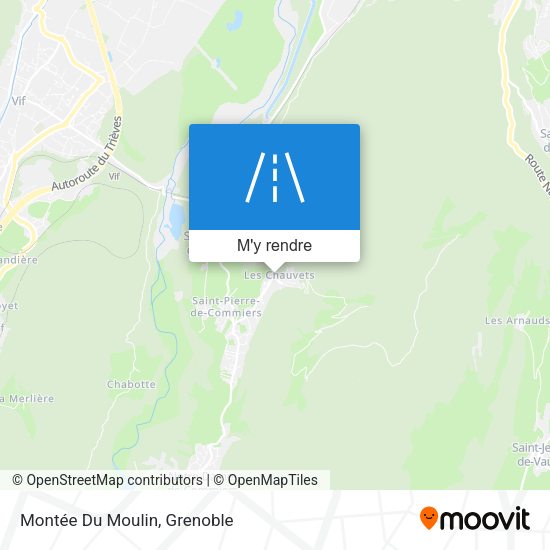 Montée Du Moulin plan