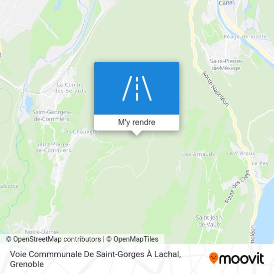 Voie Commmunale De Saint-Gorges À Lachal plan