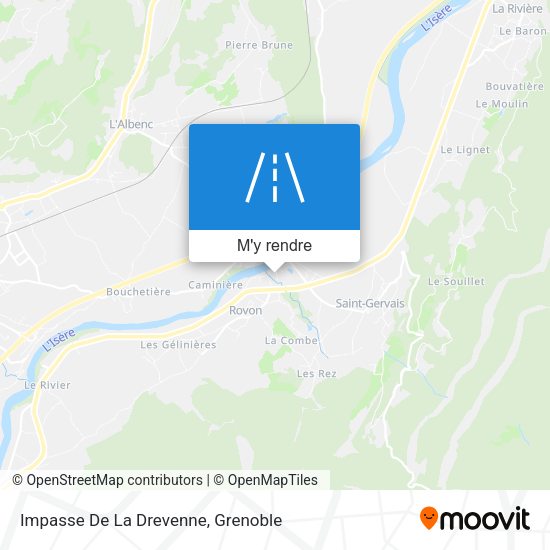 Impasse De La Drevenne plan