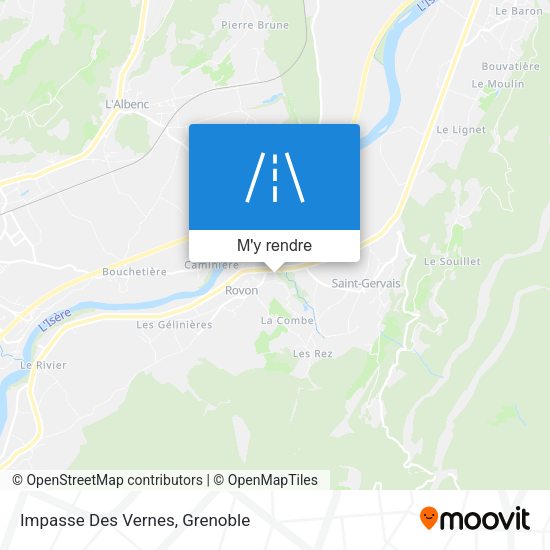 Impasse Des Vernes plan