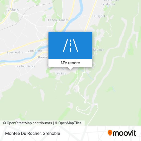 Montée Du Rocher plan