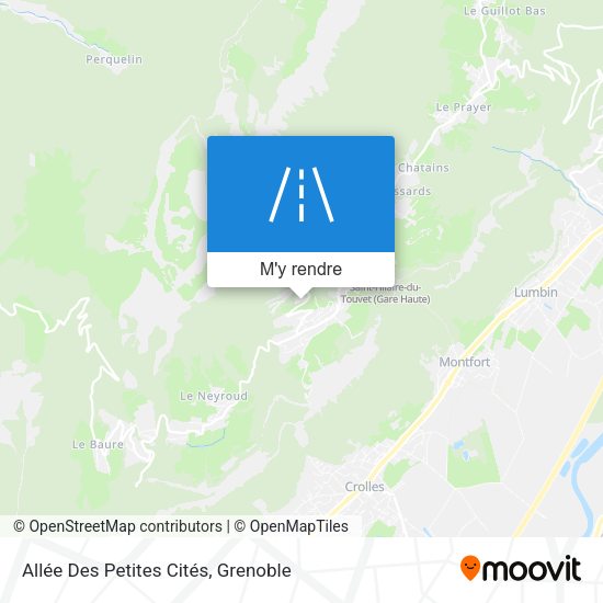 Allée Des Petites Cités plan