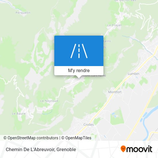 Chemin De L'Abreuvoir plan