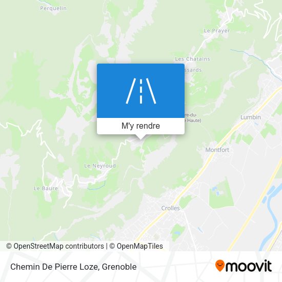 Chemin De Pierre Loze plan