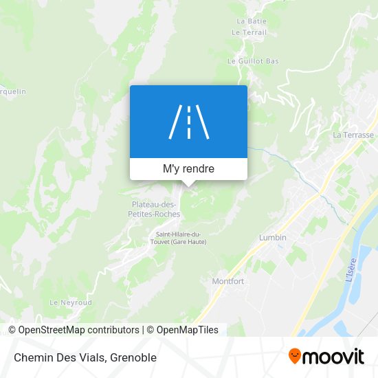 Chemin Des Vials plan