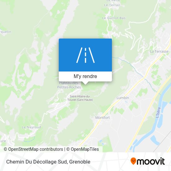 Chemin Du Décollage Sud plan