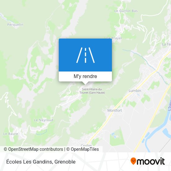 Écoles Les Gandins plan