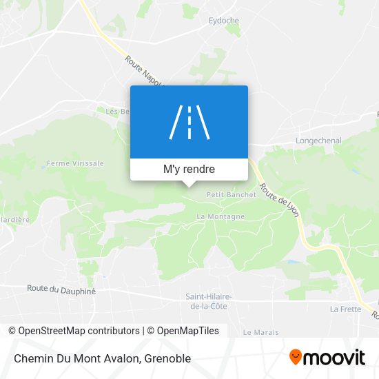 Chemin Du Mont Avalon plan