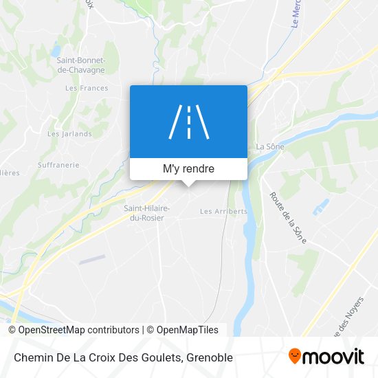 Chemin De La Croix Des Goulets plan
