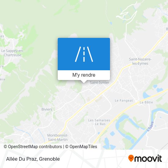 Allée Du Praz plan