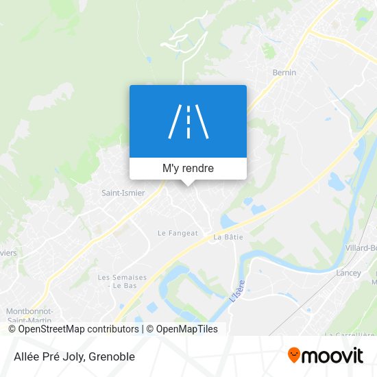 Allée Pré Joly plan